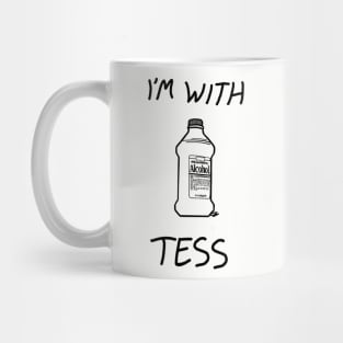 I'm With Tess Last Of Us Alcohol Bottle Tee Mug